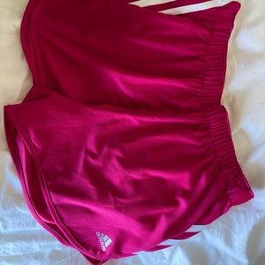 Pink Adidas shorts